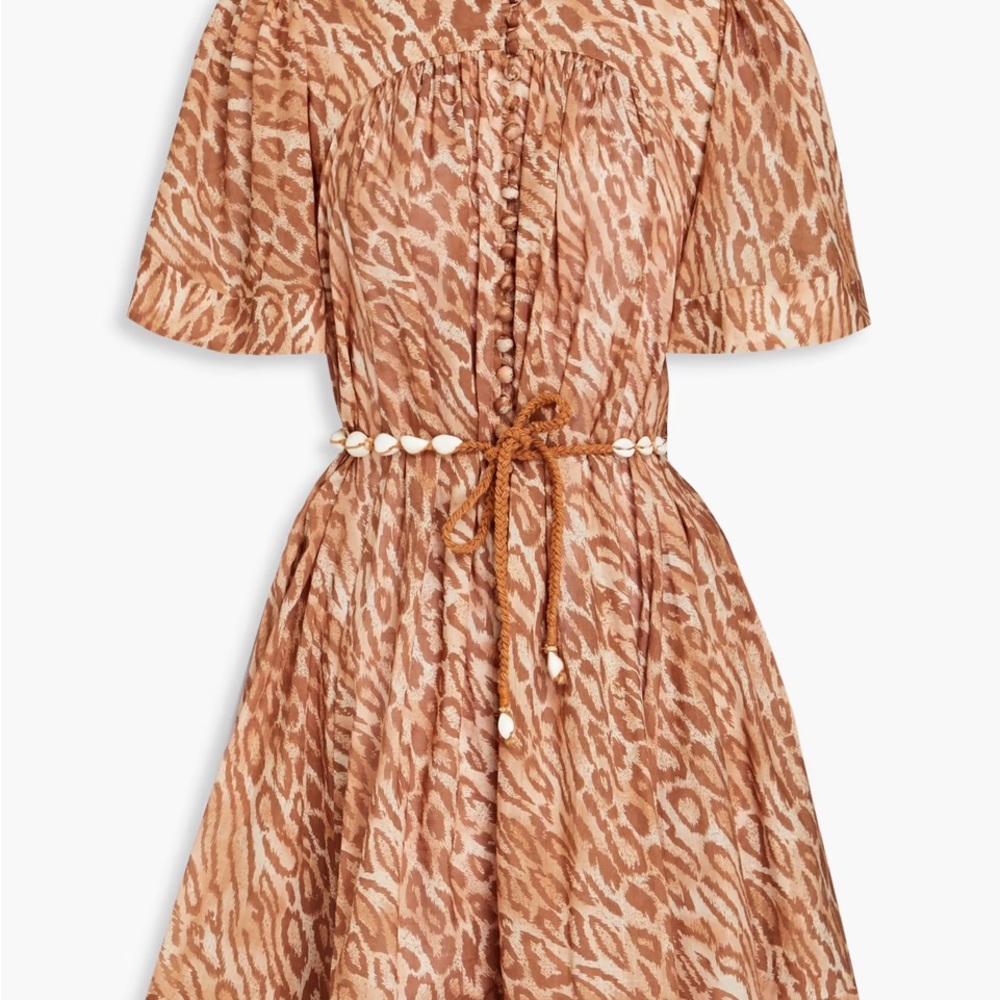 Zimmerman animal print mini dress